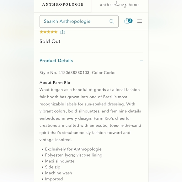 Anthropologie Farm Rio Ruffled Maxi Skirt, Small - Picture 9 of 10